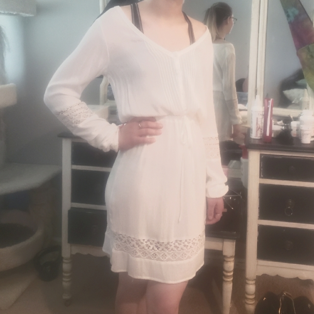 White summer dress